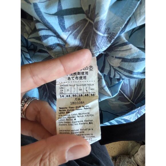 Marella Jervis Blue Botanical Print Dress - Picture 4 of 4